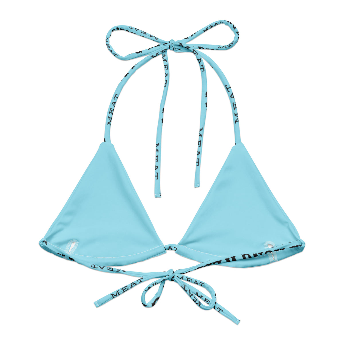 All-over print recycled string bikini